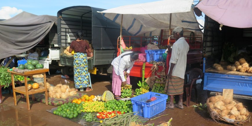 Markt in Sri Lanka