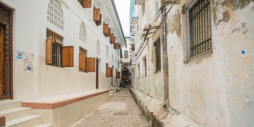 Straße in Stone Town