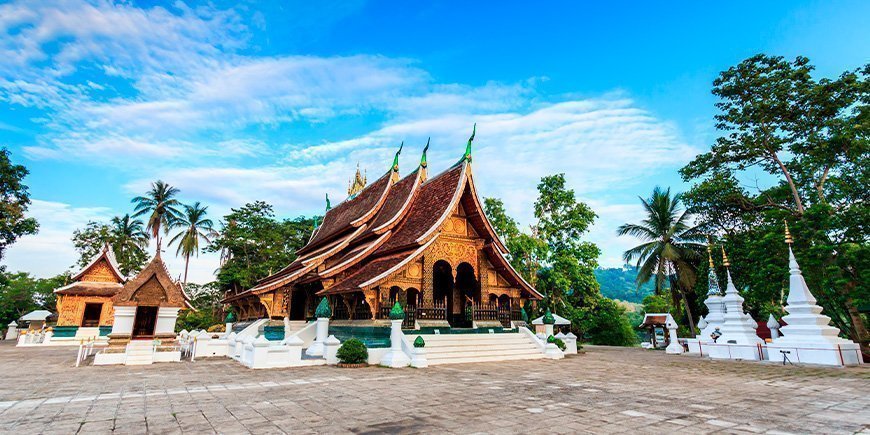 Das Goldene Kloster, Wat Xieng Thong Tempel in Laos