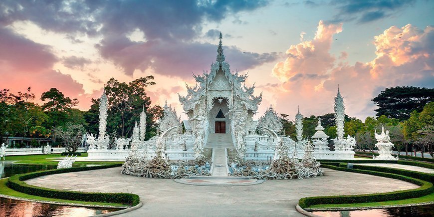 Der Weiße Tempel in Chiang Rai