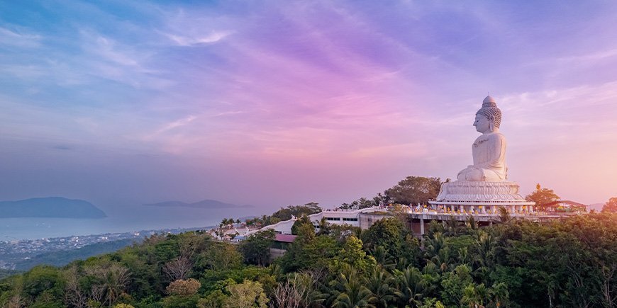 Großer Buddha mit Blick über Phuket