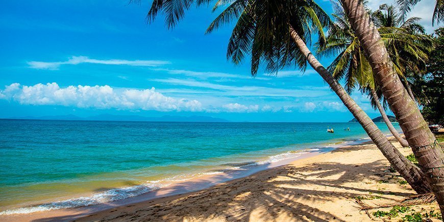 Strand Mae Nam auf Koh Samui