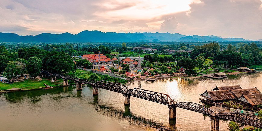 Die Brücke über den River Kwai