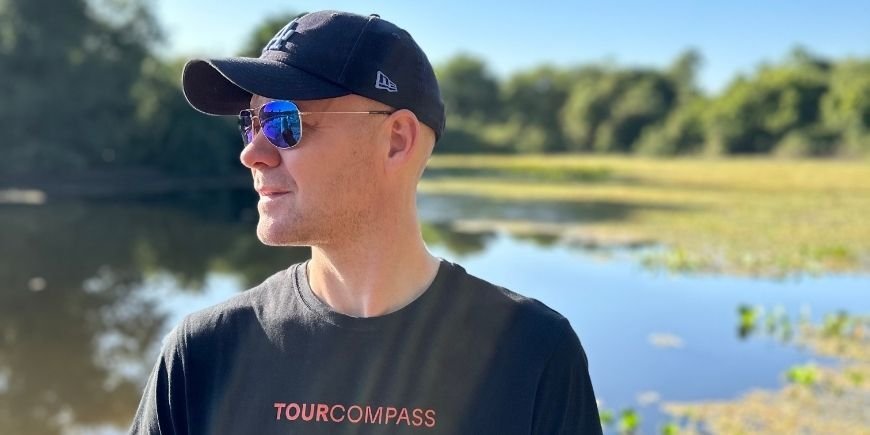 TourCompass Geschäftsführer Claus im Pantanal