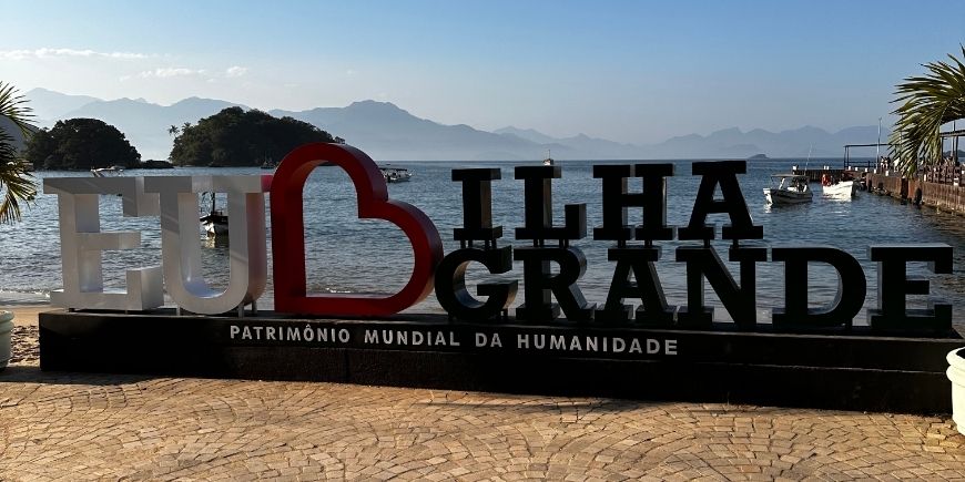 Ilha Grande Schild